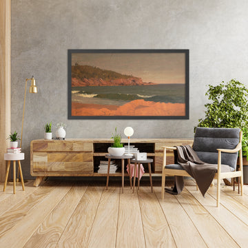 A framed image of 
