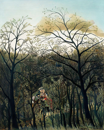 Cita en el bosque de Henri Rousseau, 1889