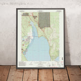 Map of Chester, California by USGS, 1995 – Lake Almanor & Lassen National Forest