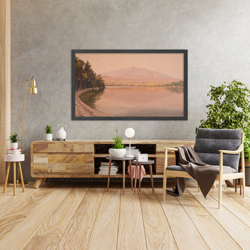 A framed image of 