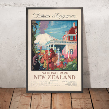 A framed image of 