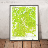 Old Map of Table Rock Lake, Missouri by USGS, 1956 – Lampe, James River & Ozark Mountains