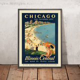 Chicago Travel Poster: The Vacation City by Paul Proehl
