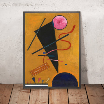 A framed image of 