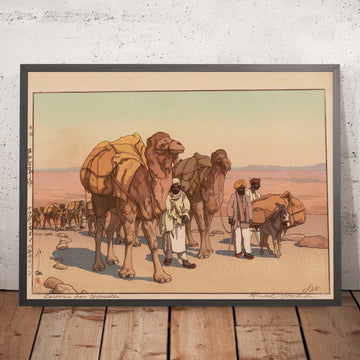 A framed image of 