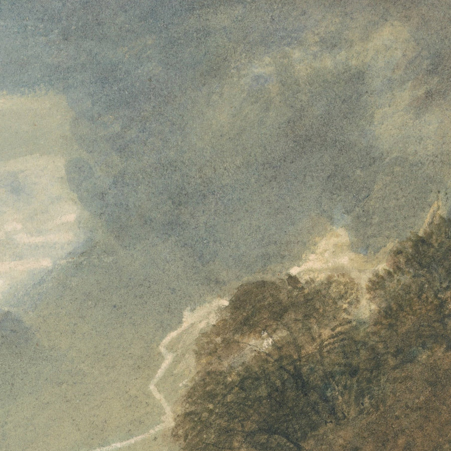 Ingleborough desde Chapel-Le-Dale por Turner, 1810 