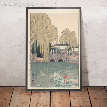 A framed image of 