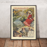 Affiche de voyage Cauterets : Thermes de Cauterets par M. Pallandre, 1900 