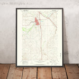 Old Map of Buffalo, Wyoming by USGS, 1970 – Bighorn Mountains, Clear Creek & Lake DeSmet