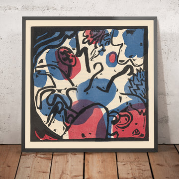 A framed image of 