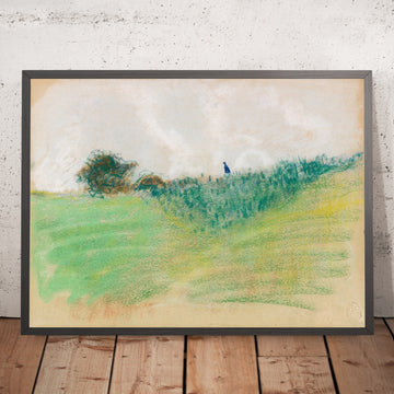 A framed image of Path at the Kreuzberg near Bonn by August Macke, 1907