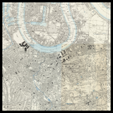 Personalisierte alte Karte von Greenwich 