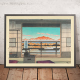 Matin au Arayu Spa Hotel à Shiobara par Hasui Kawase, 1935 