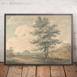 Landschaft mit Bäumen und Figuren von Turner, 1796 