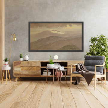 A framed image of 