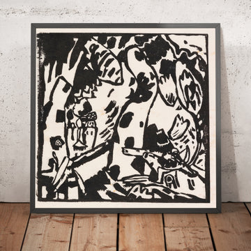 A framed image of 