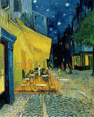 Café Terrace at Night by Vincent van Gogh, 1888