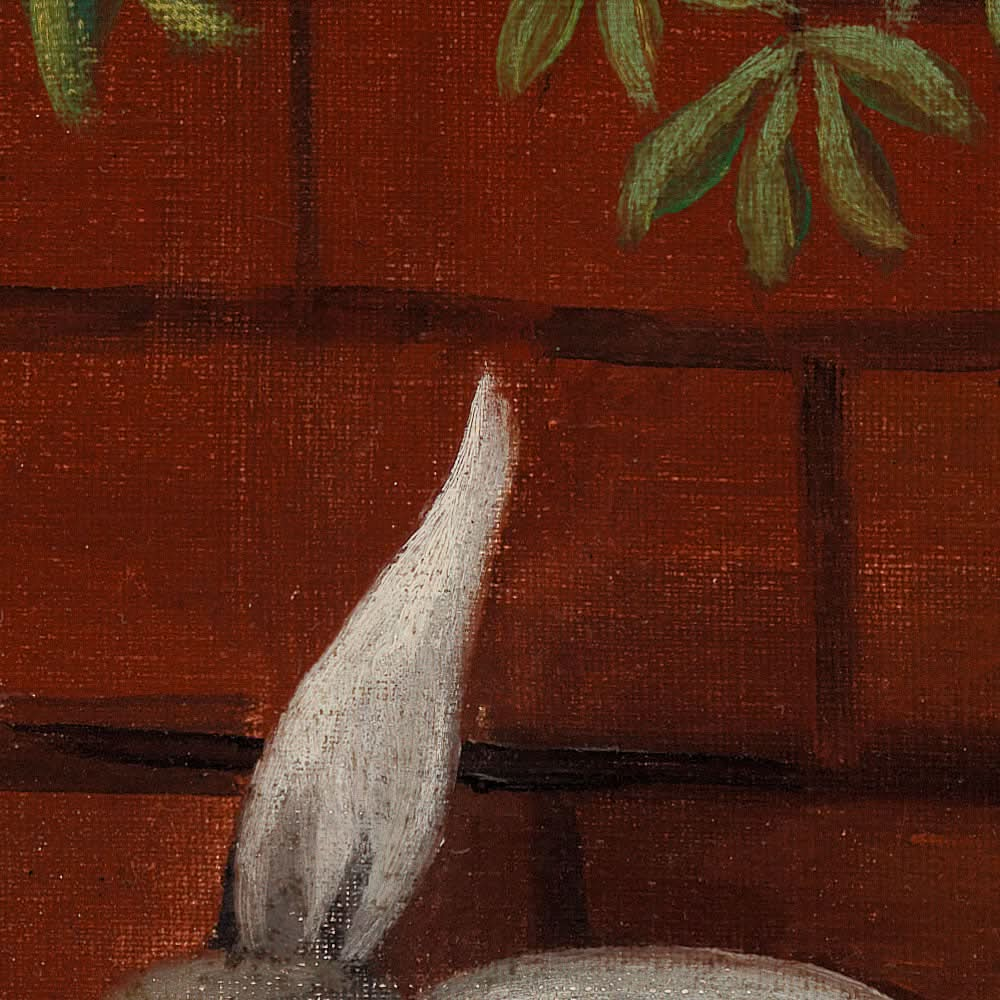 Die Mahlzeit des Hasen (Le Repas du lapin) von Henri Rousseau, 1909 