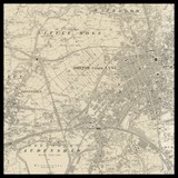 Mappa Antica Personalizzata di Ashton-under-Lyne 