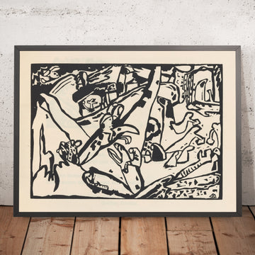A framed image of 