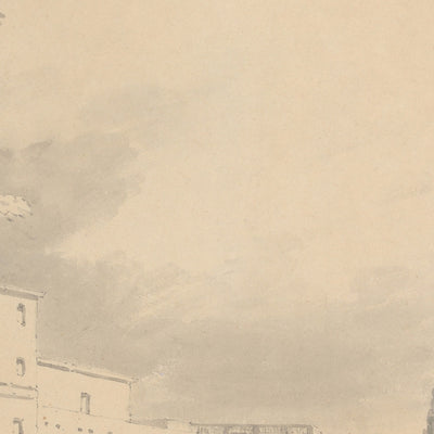 Villa d’Este in Tivoli by Turner, 1796