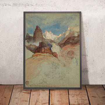 A framed image of 