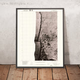 Old Map of Newport, Oregon by USGS, 1975 – Yaquina Bay, Yaquina Head & Cape Foulweather