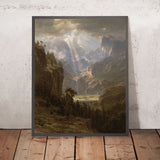 Rocky Mountains, Lander’s Peak by Albert Bierstadt, 1863