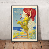 Monaco Travel Poster: Exposition De Monaco by Leonetto Cappiello, 1920