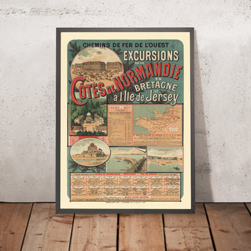 A framed image of 