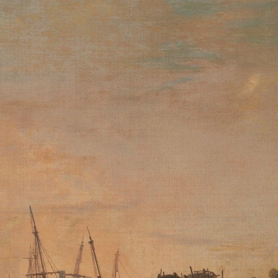 Castello di Harlech, dal traghetto Tygwyn, Crepuscolo d&