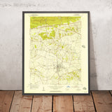 Old Map of Lititz, Pennsylvania by USGS, 1956 – Manheim & Warwick Township