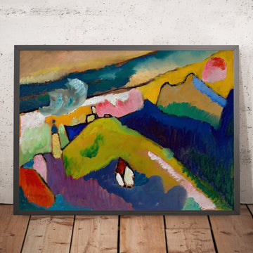 A framed image of 