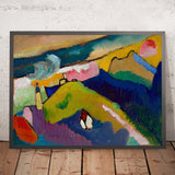 Murnau – Mountain landscape with church by Wassily Kandinsky, 1910