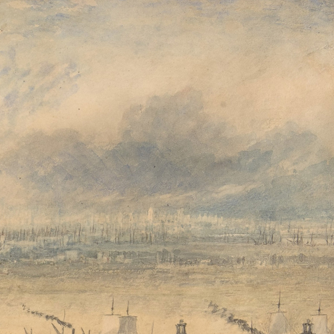 View of London from Greenwich by Turner, 1825