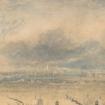 View of London from Greenwich by Turner, 1825