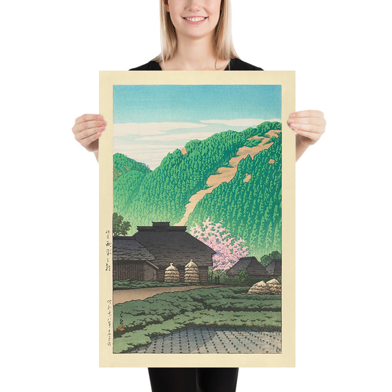 Matin à Nishibira, Izu par Hasui Kawase, 1935 