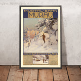 Mur Valley-Reiseposter: Murtal-Bahn von Gustav Jahn 