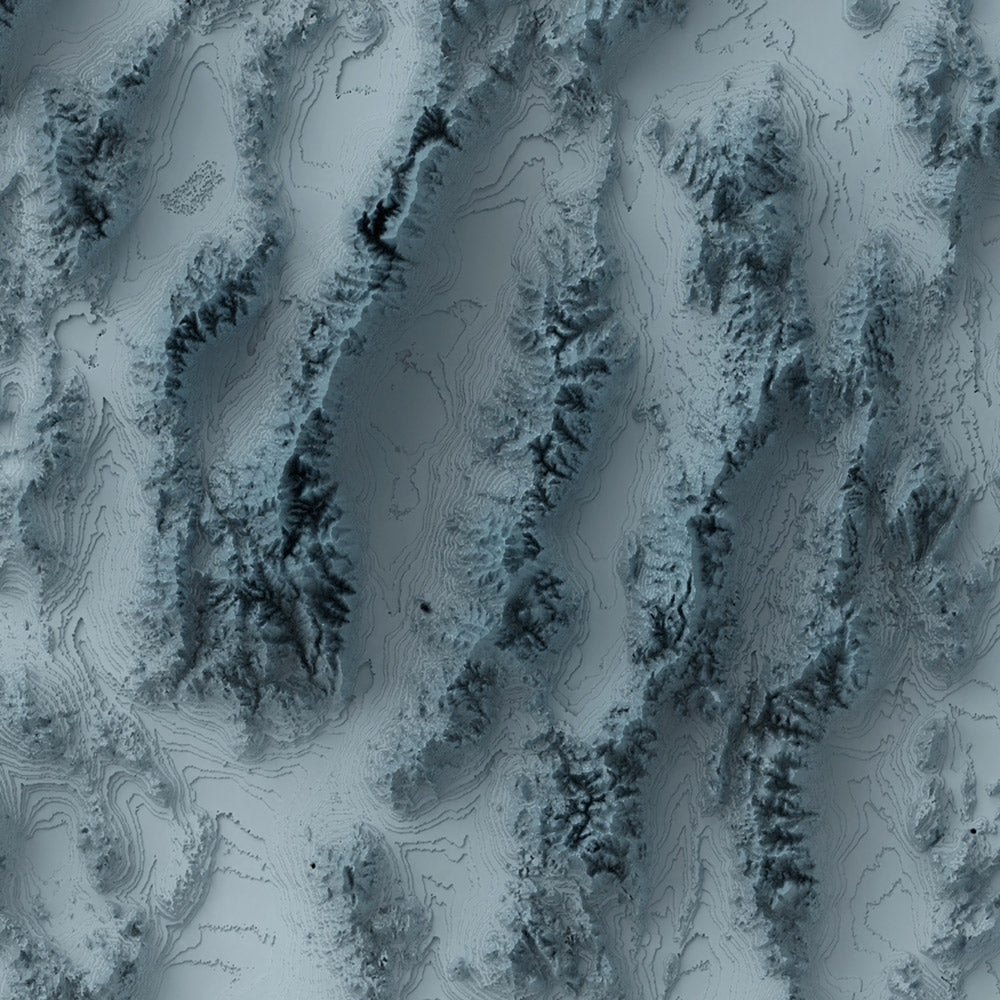 Nevada Topografische 3D-Reliefkarte 