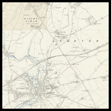 Carte ancienne personnalisée d'Andover 