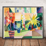 Arden on Lake Thun by August Macke, 1914