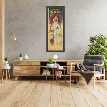 A framed image of Liqueurs Bardinet Vintage Liqueur Poster, 1890