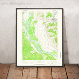 Old Map of Jackson, Wyoming by USGS, 1963 – Grand Teton National Park, Snake River & National Elk Refuge
