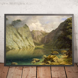 A Western Landscape by Albert Bierstadt