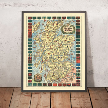 Ancienne carte illustrée de l&