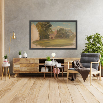 A framed image of 