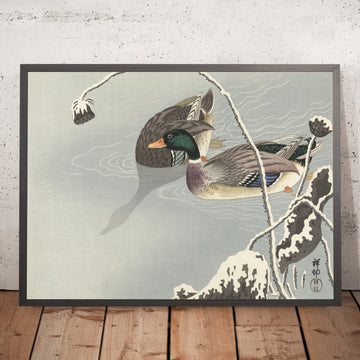 A framed image of 