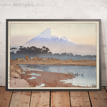 A framed image of 