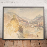 Chatel Argent e la Val d’Aosta di Turner, 1836 