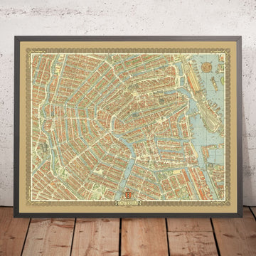 Ancienne carte Birds Eye d&